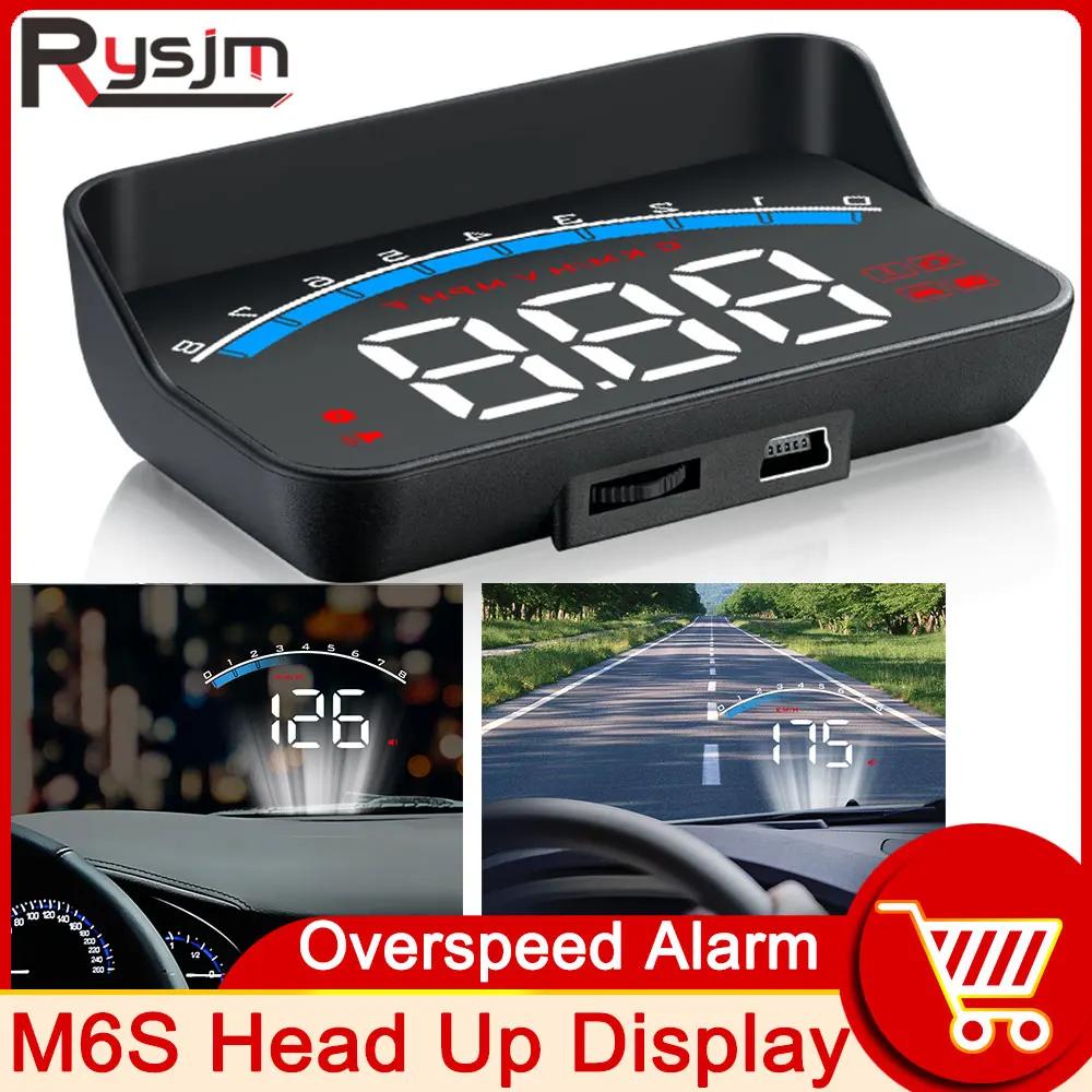 AD M6S HUD ڵ   ÷ ڵ  KM/h MPH OBD   ˶    ÷ ڵ RPM 